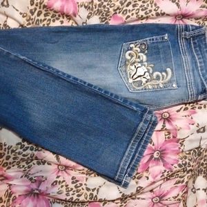 Wired heart jeans